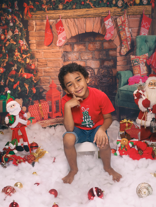 ensaio  infantil- natalino em estúdio