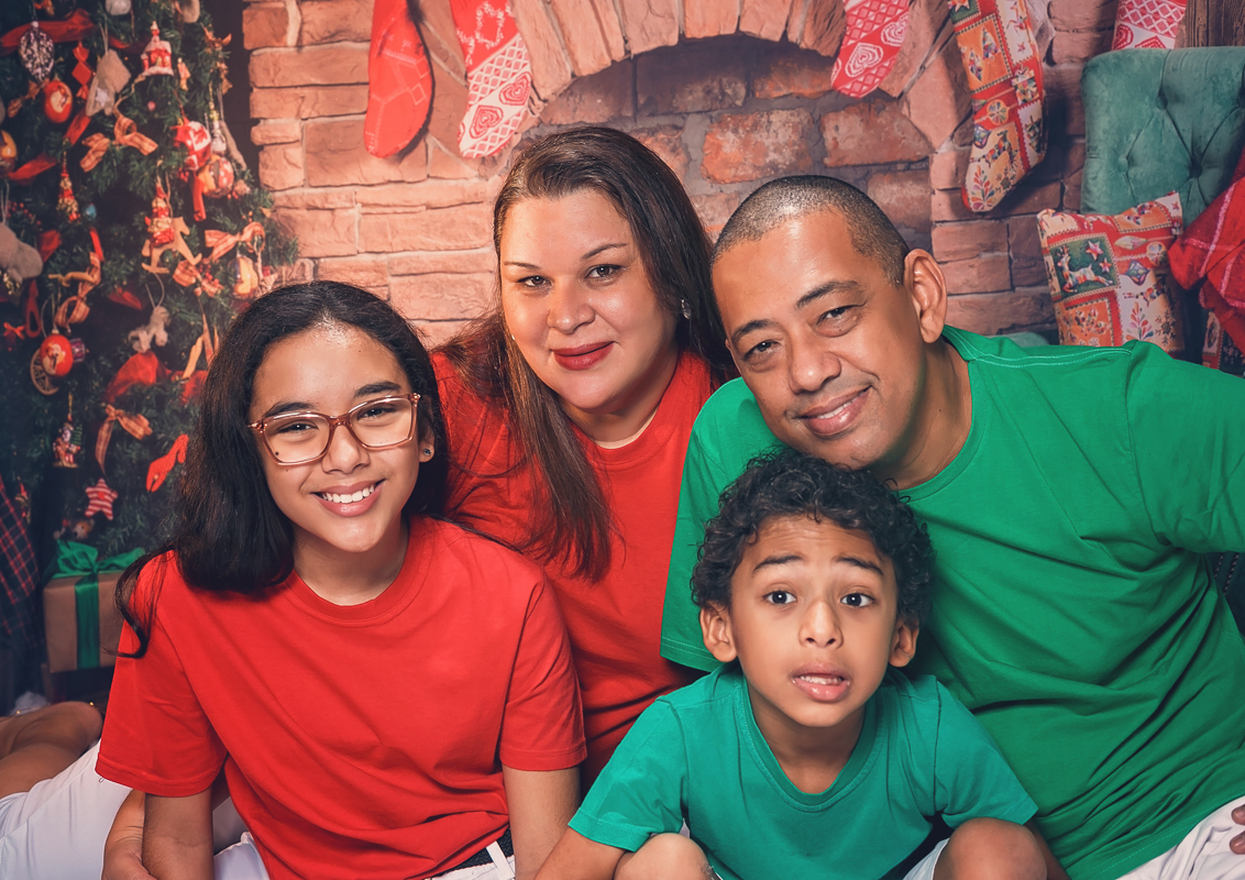 ensaio de família natalino em estúdio-rj-