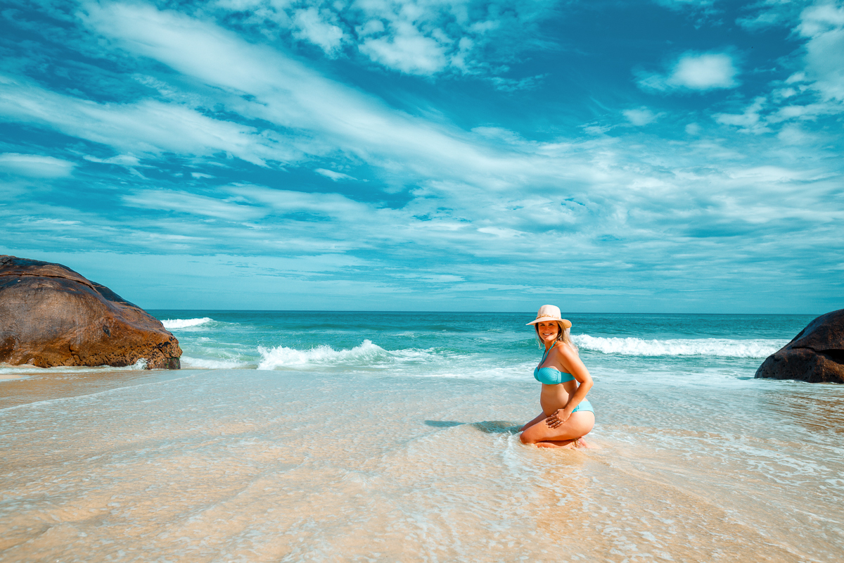 ensaio na praia-gestante-orla-rj