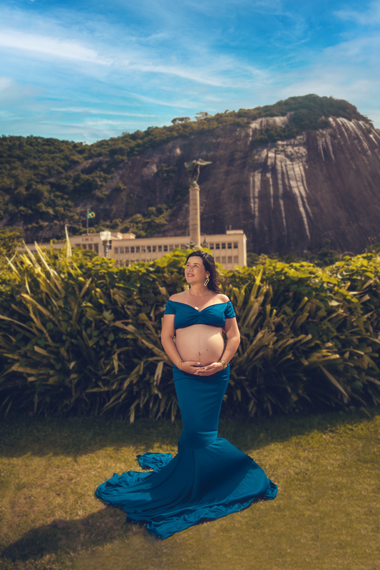 ensaio fotográfico externo gestante-gravidez-urca-praia vermelha-rj