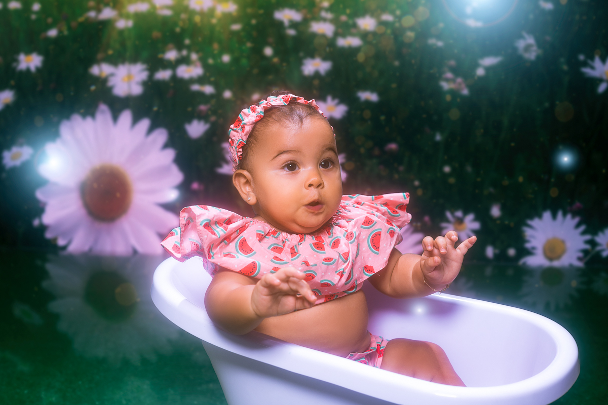 ensaio infantil em estúdio-banheira-fotografia
