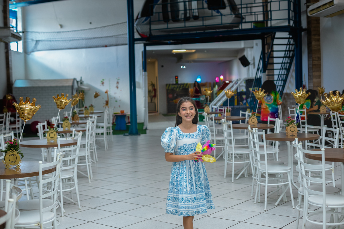 Casa de festa Mundo Colorido-Tema Cinderela-Festa Maria Clara 9 anos