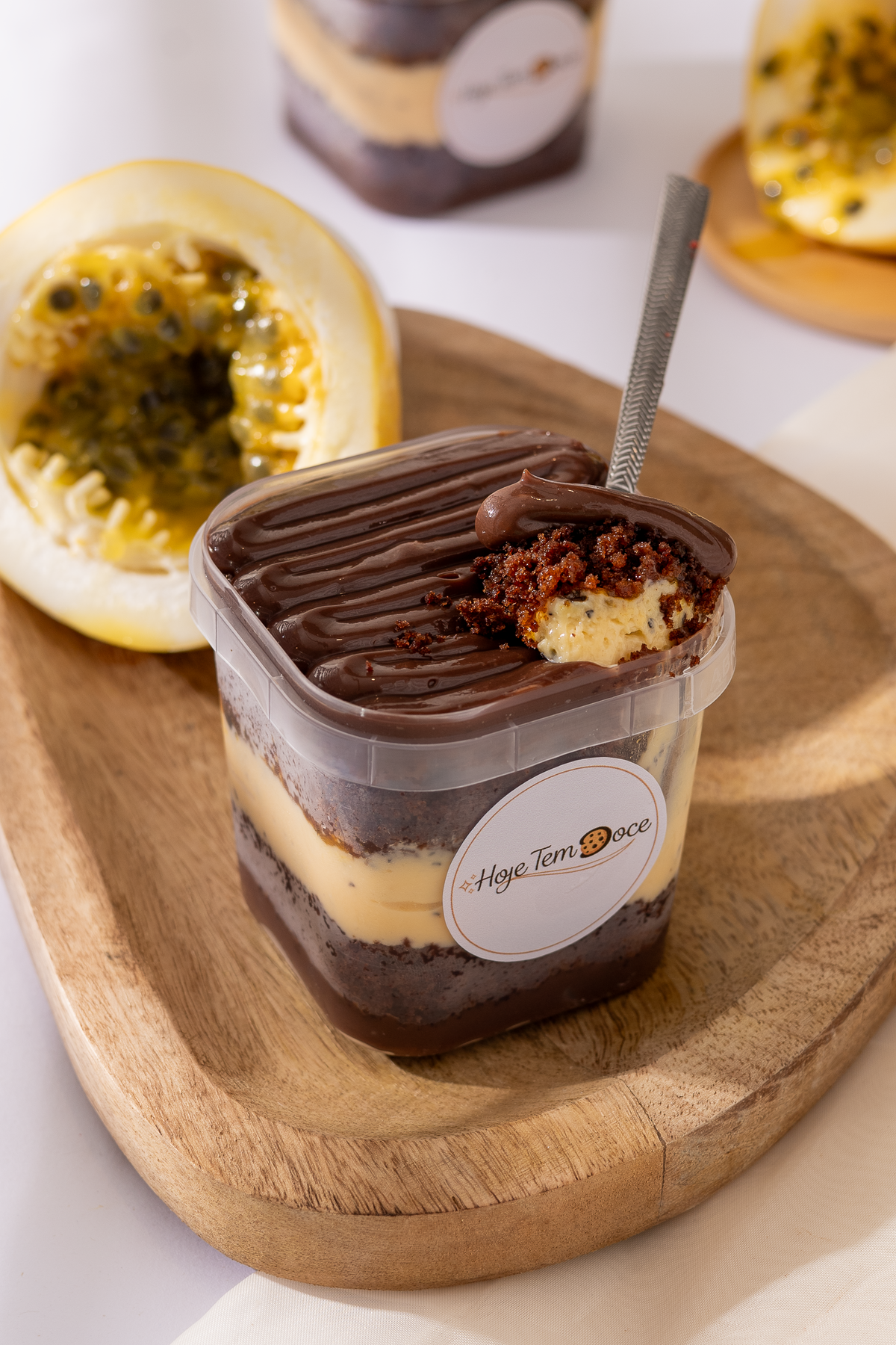 Fotografia profissional de bolo de pote