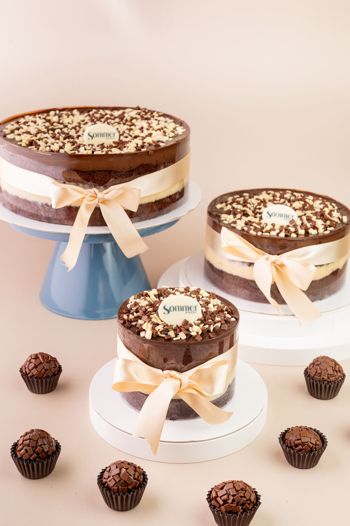 Fotografia profissional de bolo de aniversário