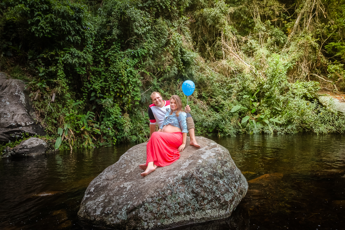 Ensaio Gestante Cachoeira