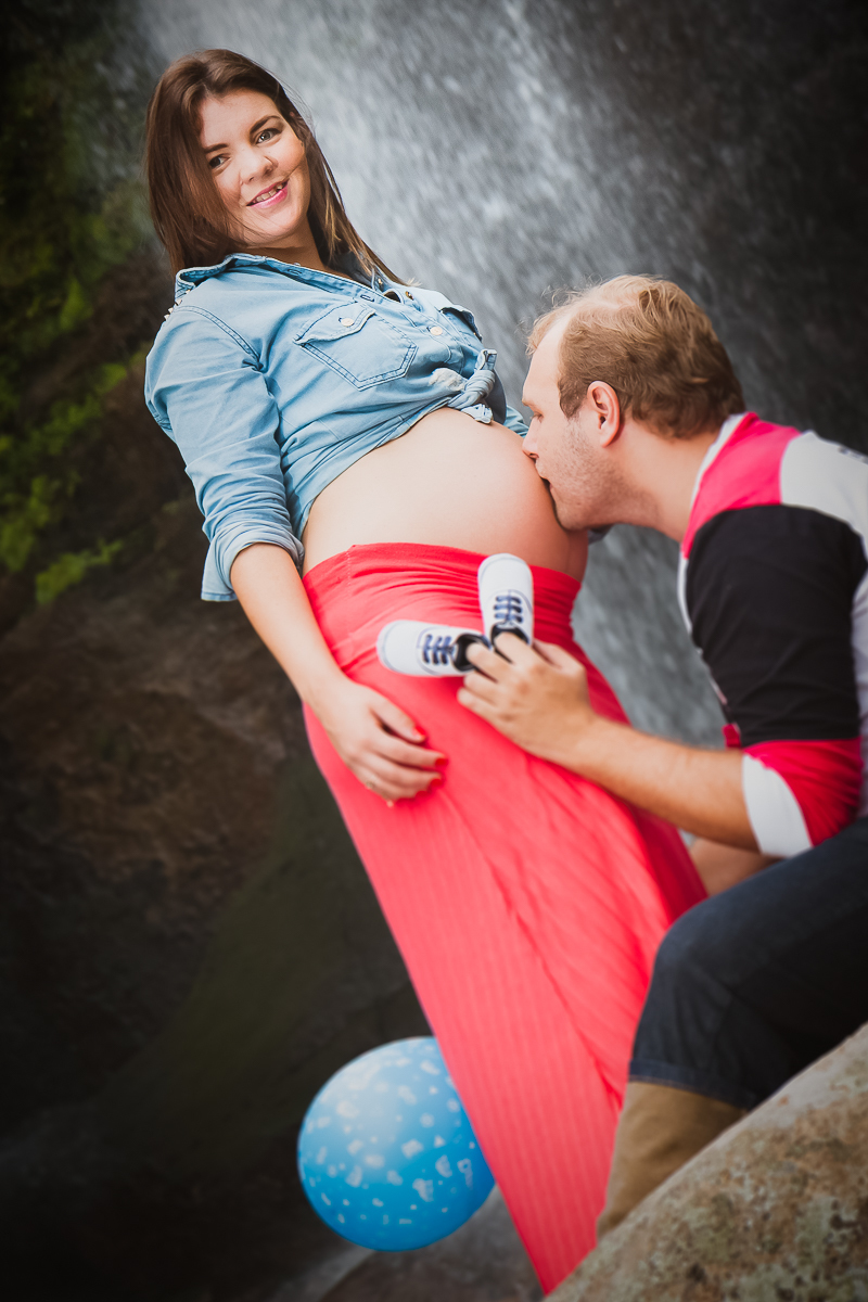 Ensaio Gestante Cachoeira