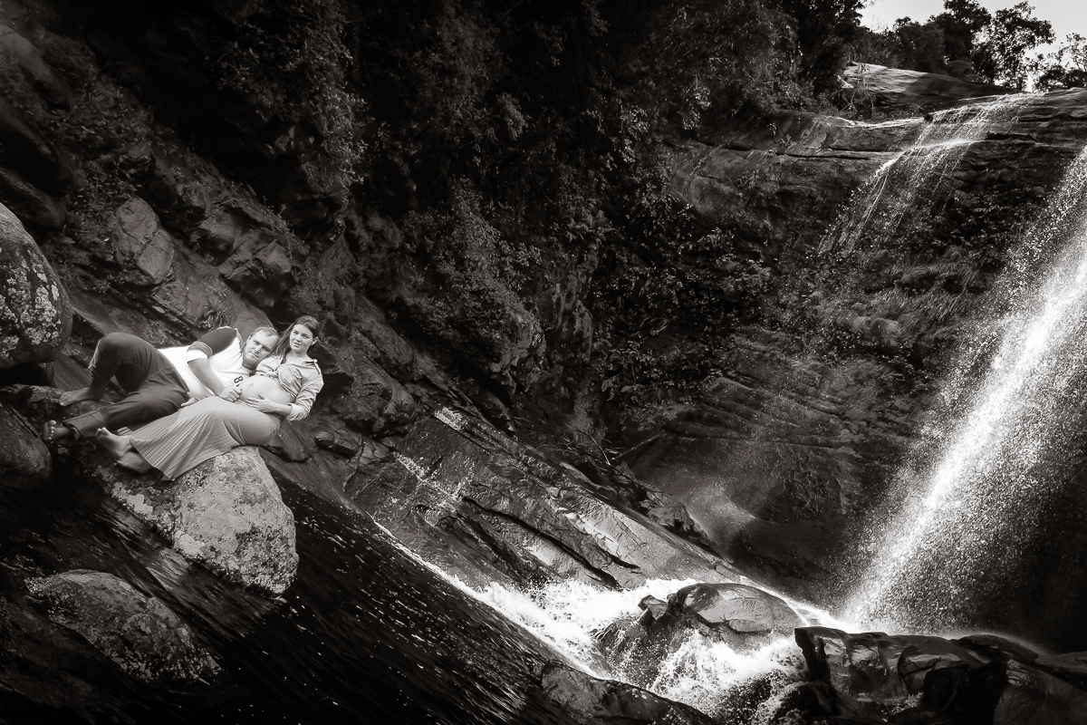 Ensaio Gestante Cachoeira