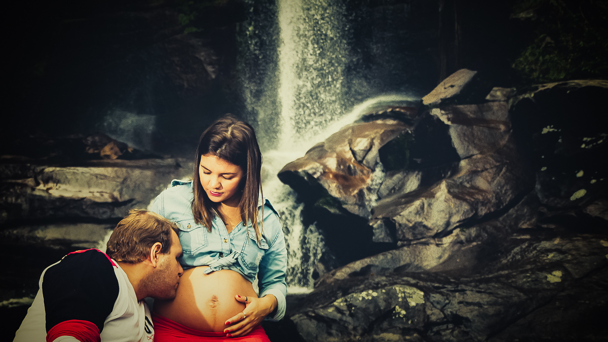 Ensaio Gestante Cachoeira