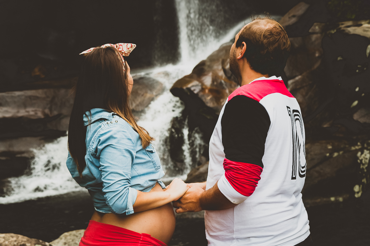 Ensaio Gestante Cachoeira