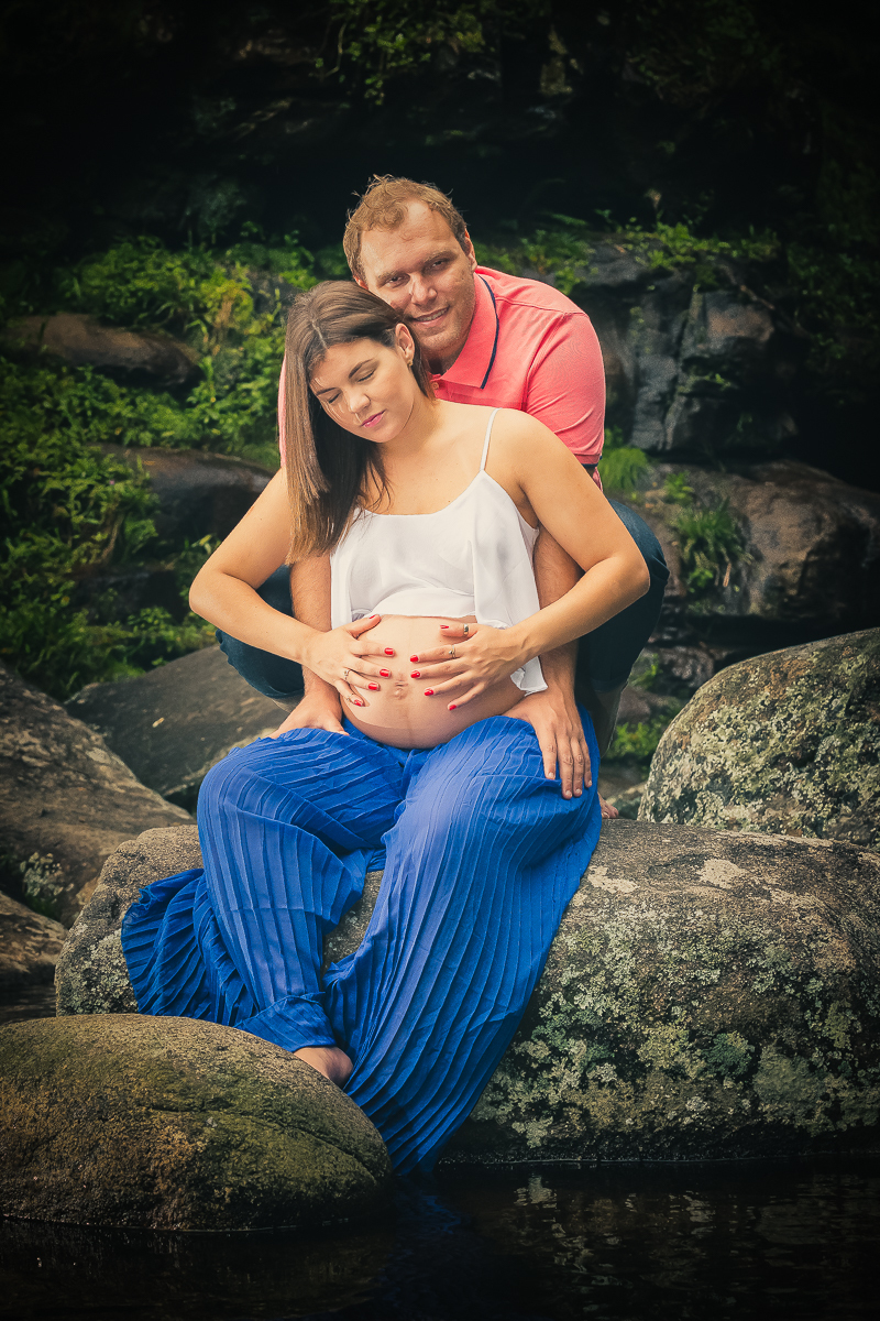 Ensaio Gestante Cachoeira