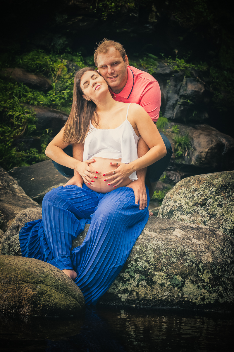 Ensaio Gestante Cachoeira