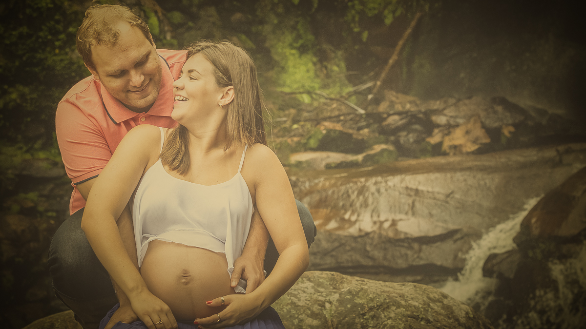 Ensaio Gestante Cachoeira