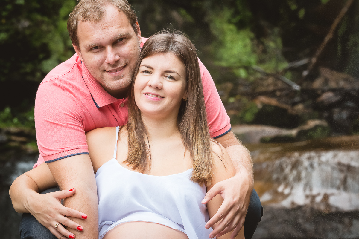 Ensaio Gestante Cachoeira