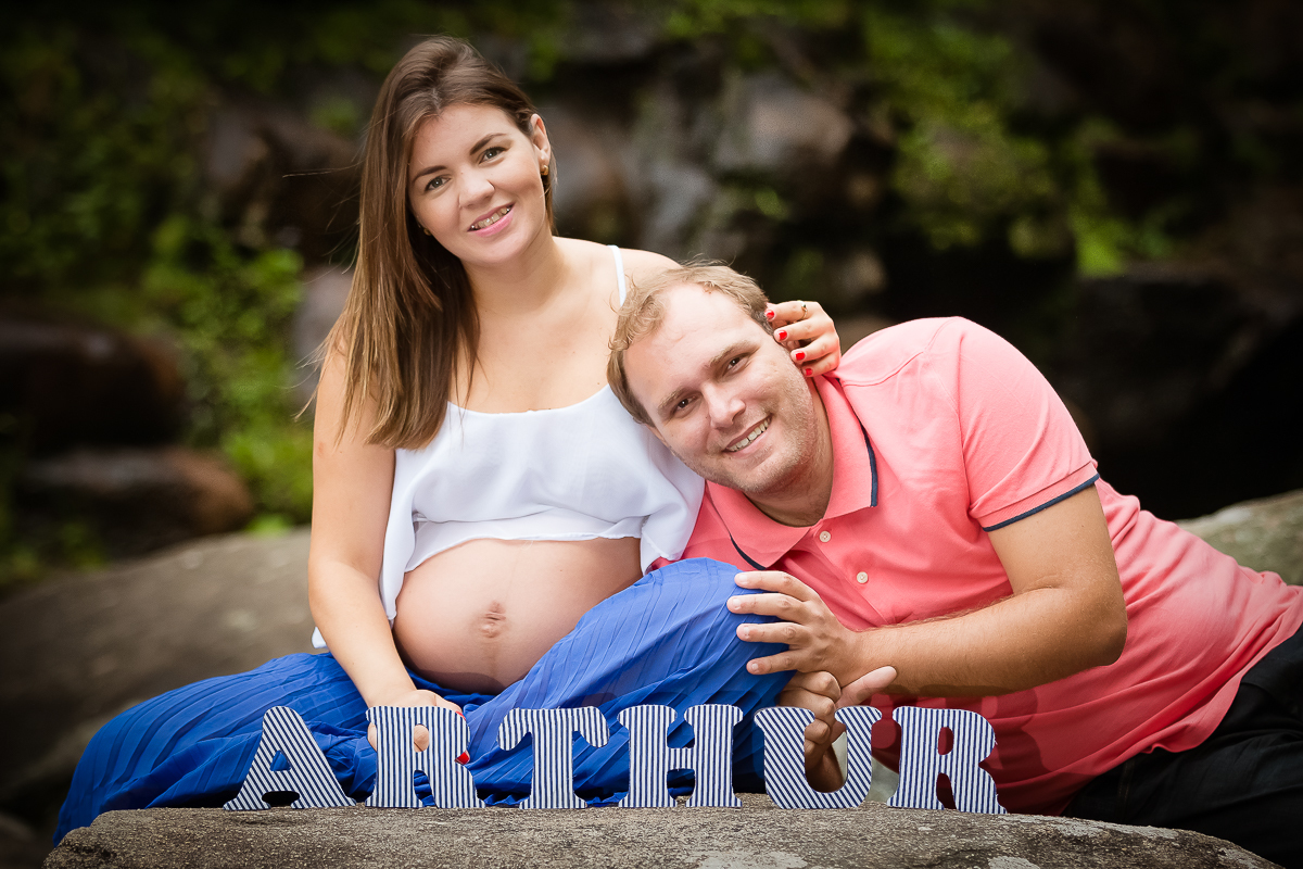 Ensaio Gestante Cachoeira