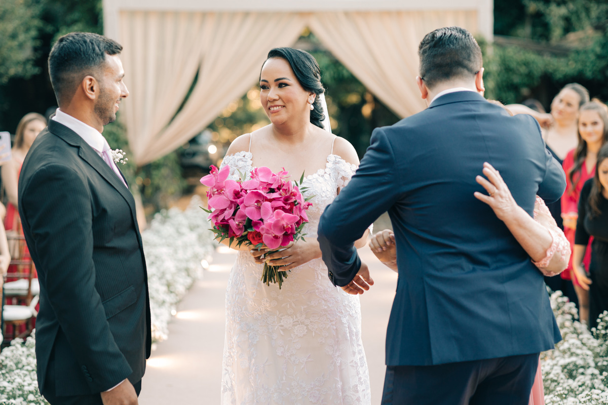 Casamento no por do sol