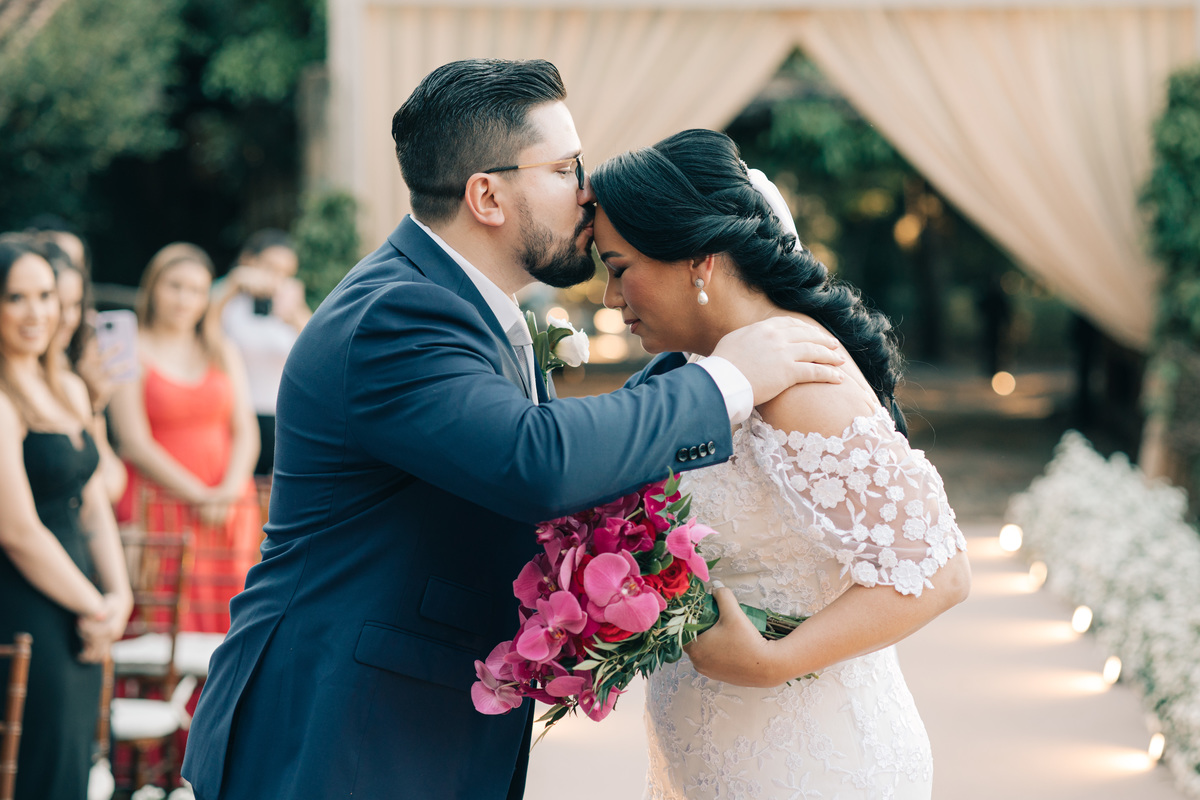 Casamento no por do sol