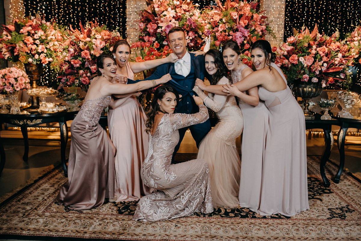 madrinhas dos noivos