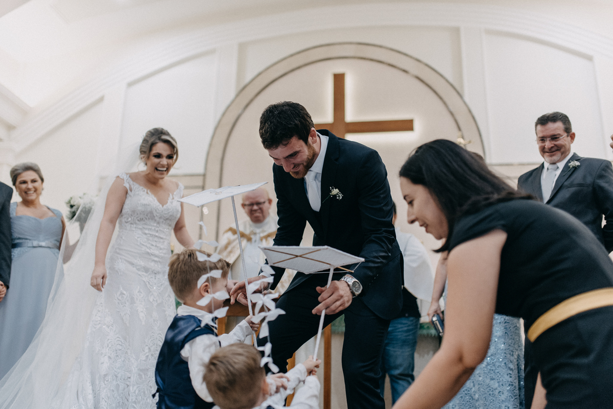 Pajens com alianças