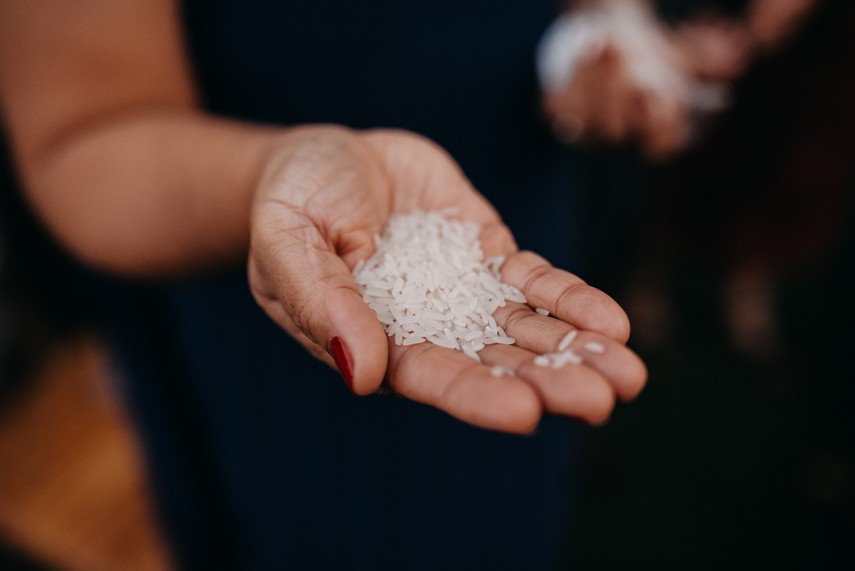 Arroz no casamento