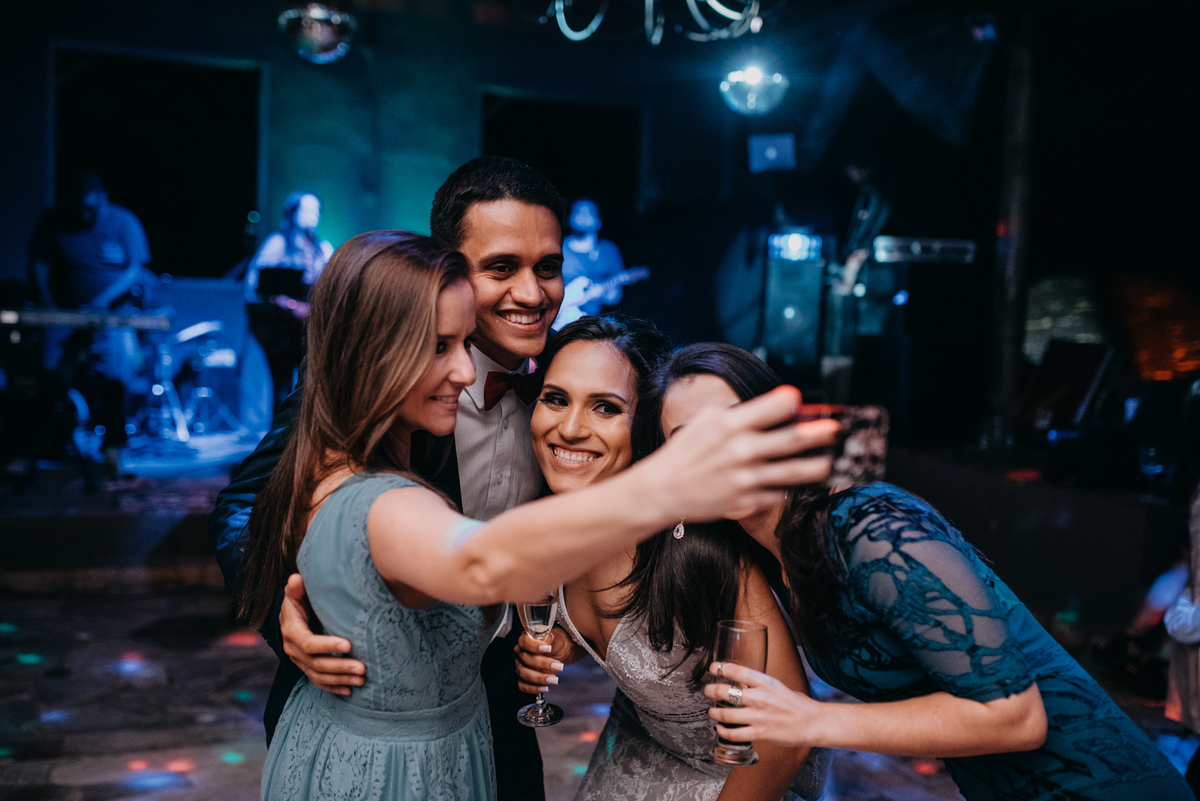 Selfie no casamento