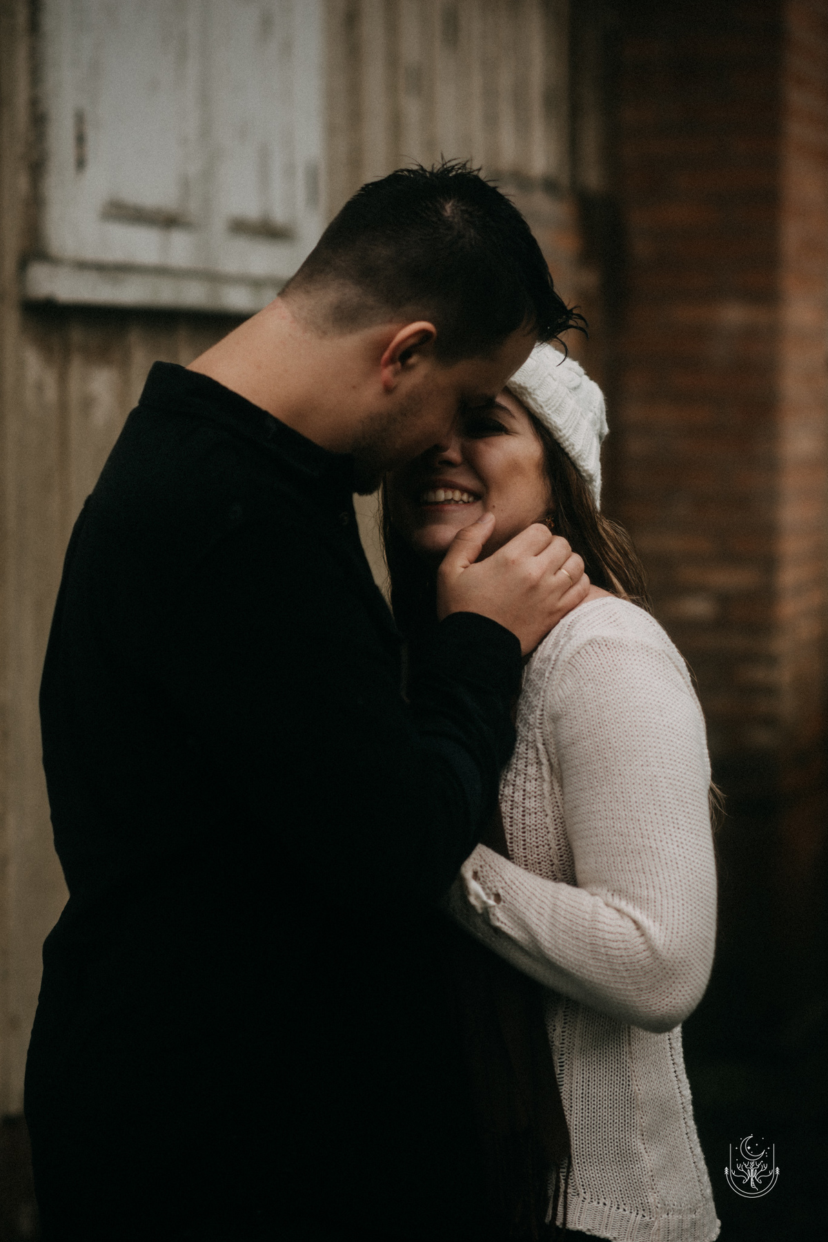 Noivos se divertindo