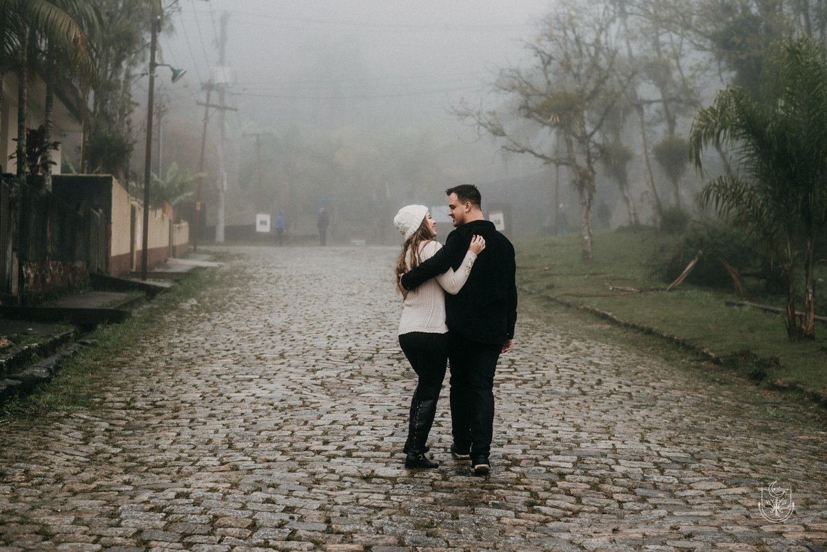 Noivos se divertindo