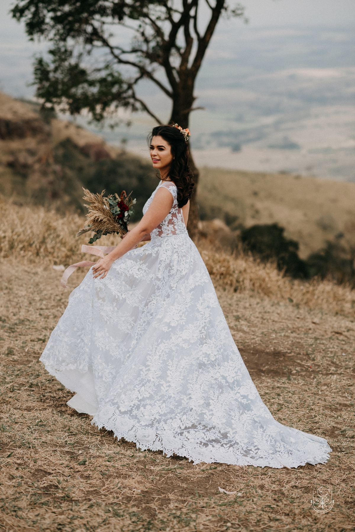 noiva caminhando