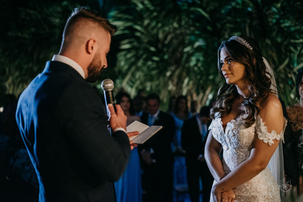 noivo falando os votos