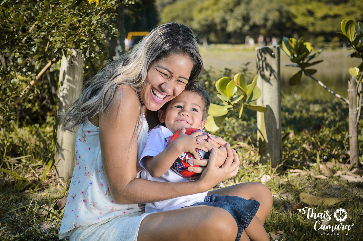 Ensaio externo - Ensaio mãe e filho - sessão família - Rio de Janeiro, RJ - Thaís Camara Fotografia