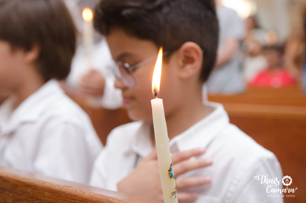 Primeira comunhão, Registro de comunhão, fotografia religiosa, fotografia cristã, primeira eucaristia, Thaís Camara, Thais Camara fotografia, Rio de Janeiro, RJ
