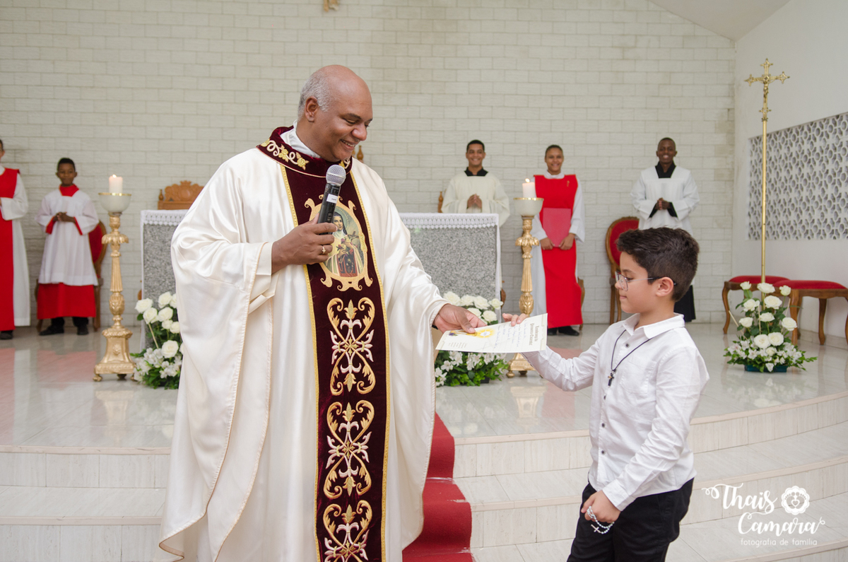 Primeira comunhão, Registro de comunhão, fotografia religiosa, fotografia cristã, primeira eucaristia, Thaís Camara, Thais Camara fotografia, Rio de Janeiro, RJ