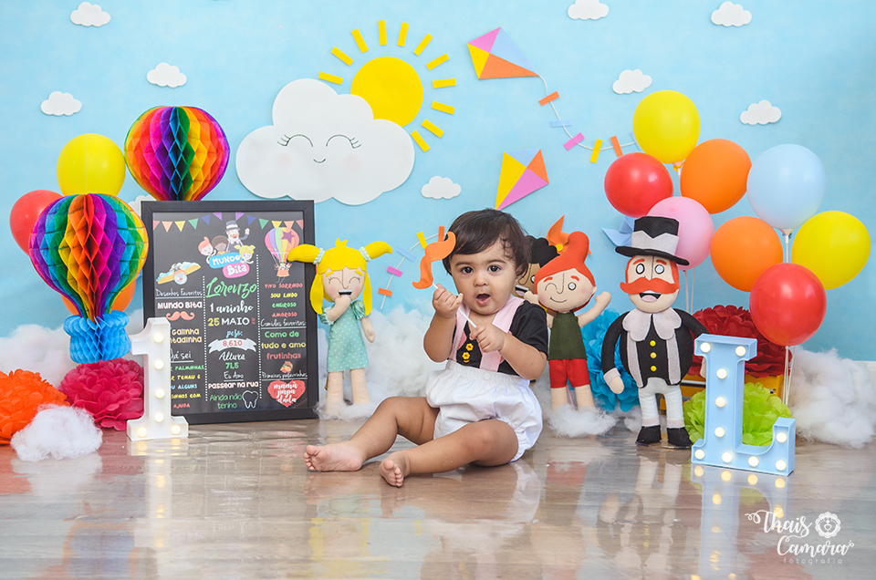 Cake Smash, Smash the cake, Mundo Bita, Bita e os animais, Ensaio mundo Bita, Book com bolo rj, Ensaio infantil RJ, Thais Camara, 2018
