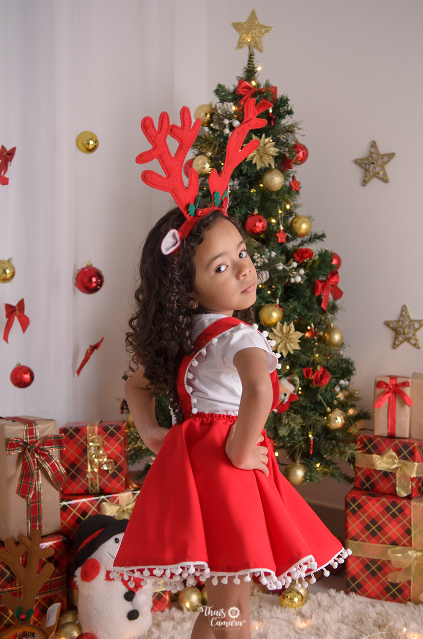 Ensaio de Natal infantil, Thaís Camara, Campo Grande, Rio de Janeiro, RJ. Book de Natal, Sessão de Natal 2018, 2019