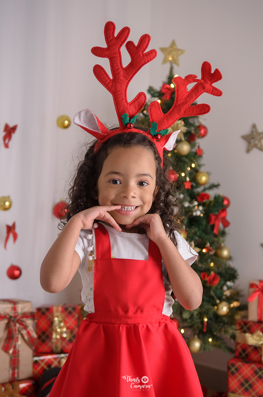 Ensaio de Natal infantil, Thaís Camara, Campo Grande, Rio de Janeiro, RJ. Book de Natal, Sessão de Natal 2018, 2019