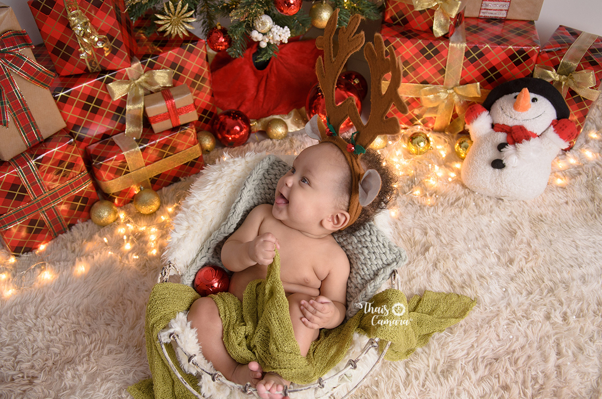 Ensaio de Natal infantil, Thaís Camara, Campo Grande, Rio de Janeiro, RJ. Book de Natal, Sessão de Natal 2018, 2019