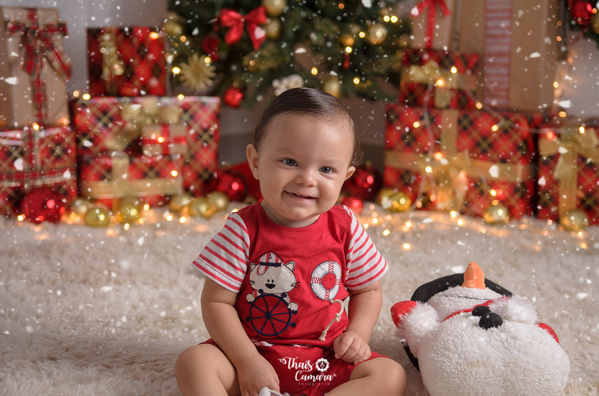 Ensaio de Natal infantil, Thaís Camara, Campo Grande, Rio de Janeiro, RJ. Book de Natal, Sessão de Natal 2018, 2019