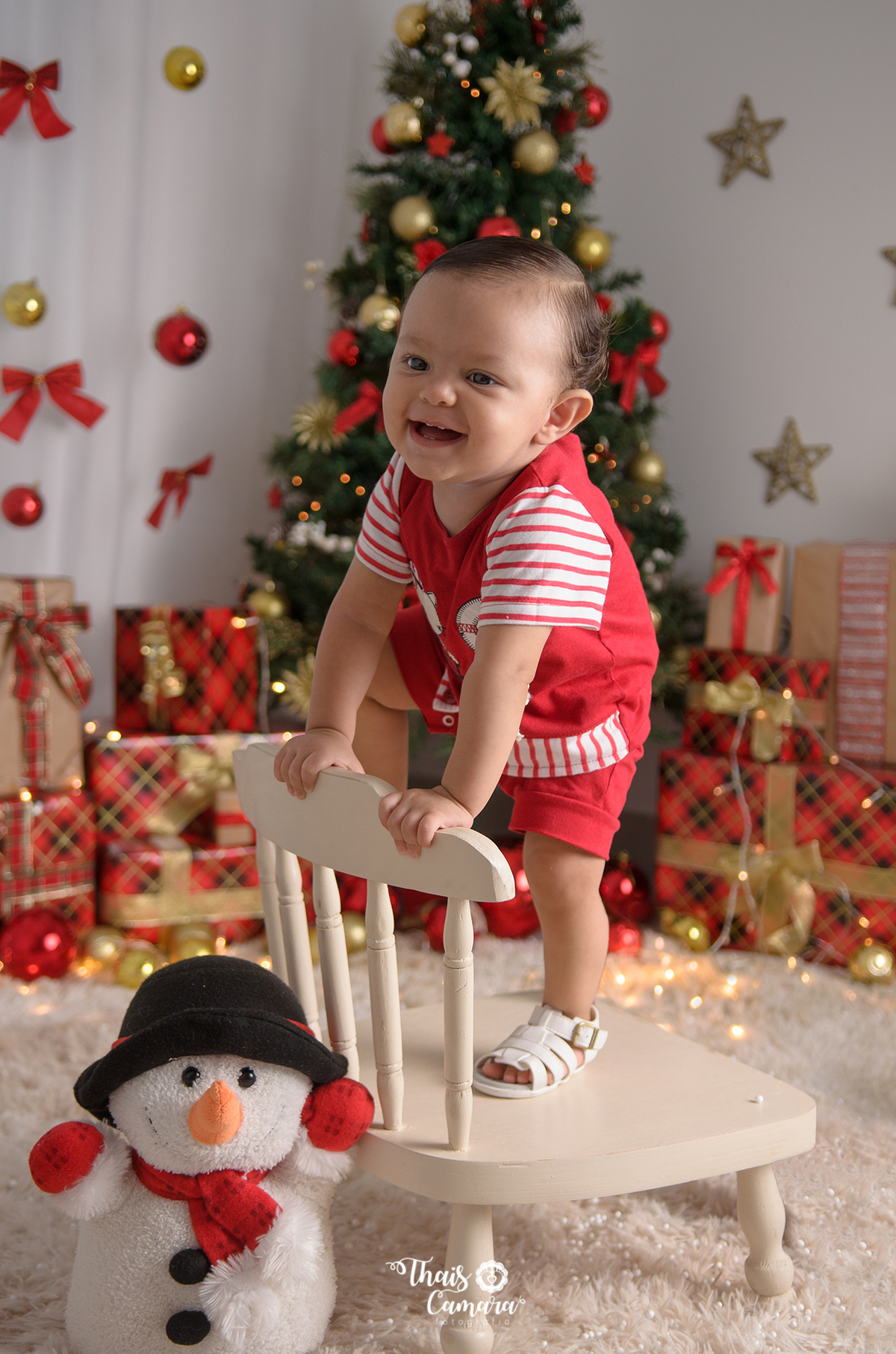 Ensaio de Natal infantil, Thaís Camara, Campo Grande, Rio de Janeiro, RJ. Book de Natal, Sessão de Natal 2018, 2019