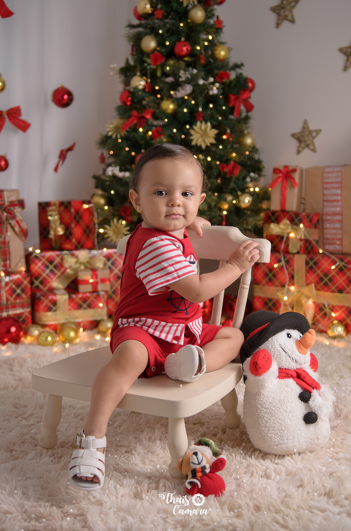 Ensaio de Natal infantil, Thaís Camara, Campo Grande, Rio de Janeiro, RJ. Book de Natal, Sessão de Natal 2018, 2019