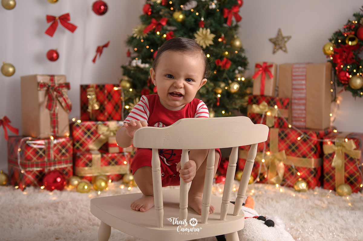 Ensaio de Natal infantil, Thaís Camara, Campo Grande, Rio de Janeiro, RJ. Book de Natal, Sessão de Natal 2018, 2019