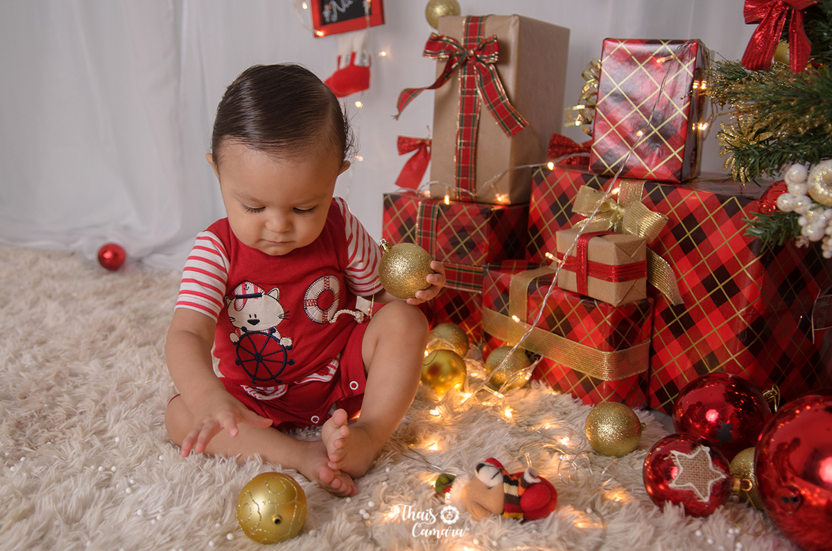 Ensaio de Natal infantil, Thaís Camara, Campo Grande, Rio de Janeiro, RJ. Book de Natal, Sessão de Natal 2018, 2019