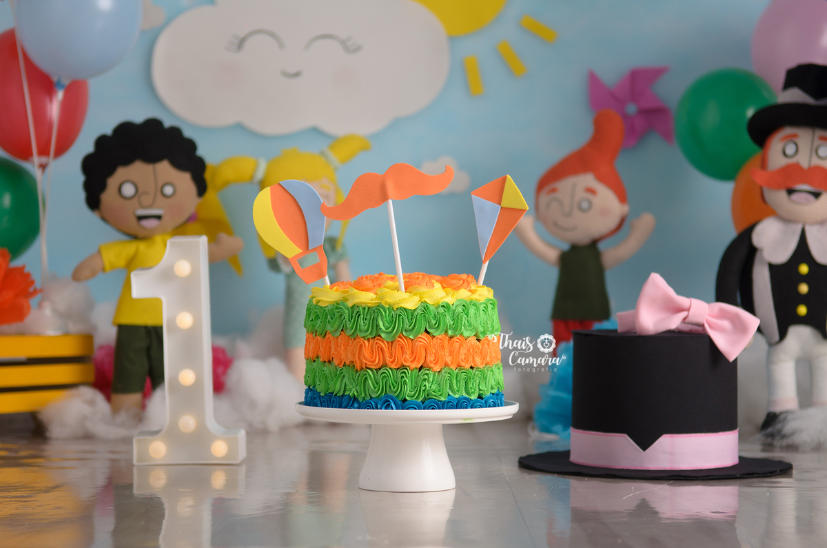 Cake Smash, Smash the cake, Mundo Bita, Bita e os animais, Ensaio mundo Bita, Book com bolo rj, Ensaio infantil RJ, Thais Camara, 2018