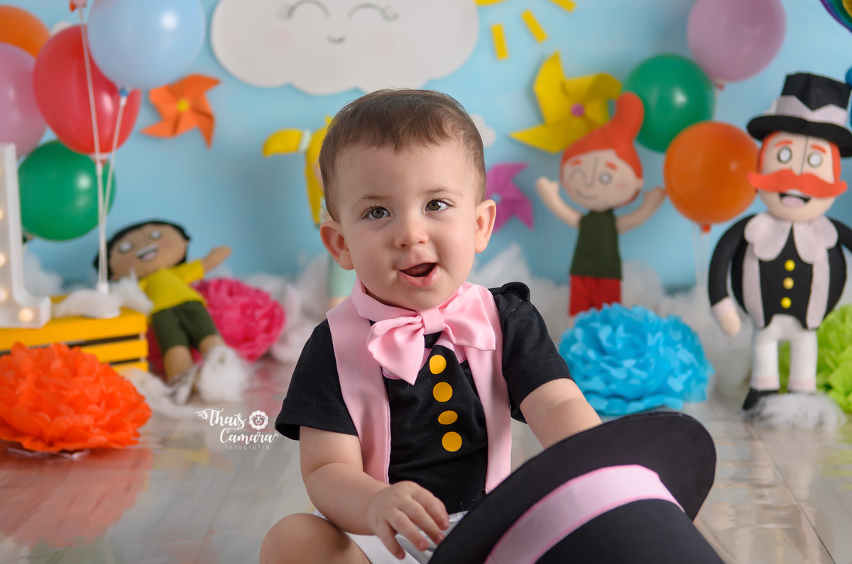 Cake Smash, Smash the cake, Mundo Bita, Bita e os animais, Ensaio mundo Bita, Book com bolo rj, Ensaio infantil RJ, Thais Camara, 2018
