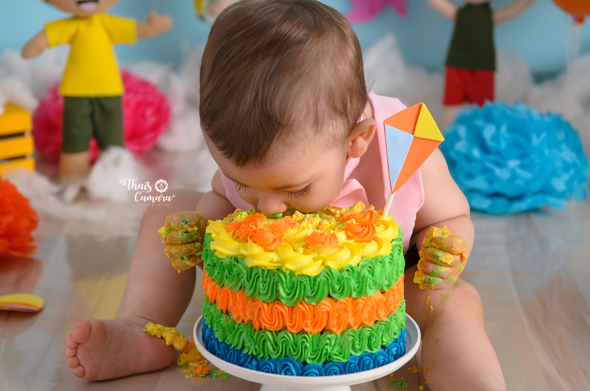 Cake Smash, Smash the cake, Mundo Bita, Bita e os animais, Ensaio mundo Bita, Book com bolo rj, Ensaio infantil RJ, Thais Camara, 2018