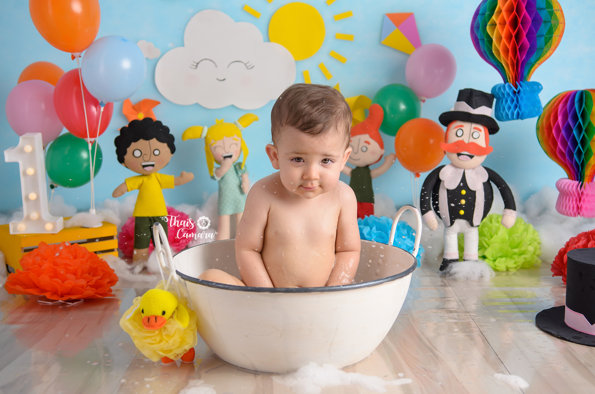 Cake Smash, Smash the cake, Mundo Bita, Bita e os animais, Ensaio mundo Bita, Book com bolo rj, Ensaio infantil RJ, Thais Camara, 2018