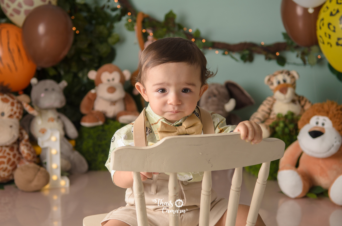 Cake Smash, Smash the cake, Smash the fruit, fruit smash, Safari, mickey safari, safari baby, Book com bolo rj, Ensaio infantil RJ, Thais Camara, 2018