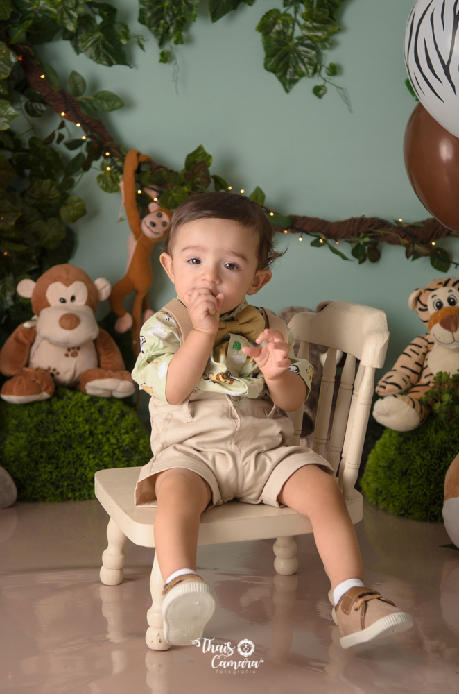 Cake Smash, Smash the cake, Smash the fruit, fruit smash, Safari, mickey safari, safari baby, Book com bolo rj, Ensaio infantil RJ, Thais Camara, 2018