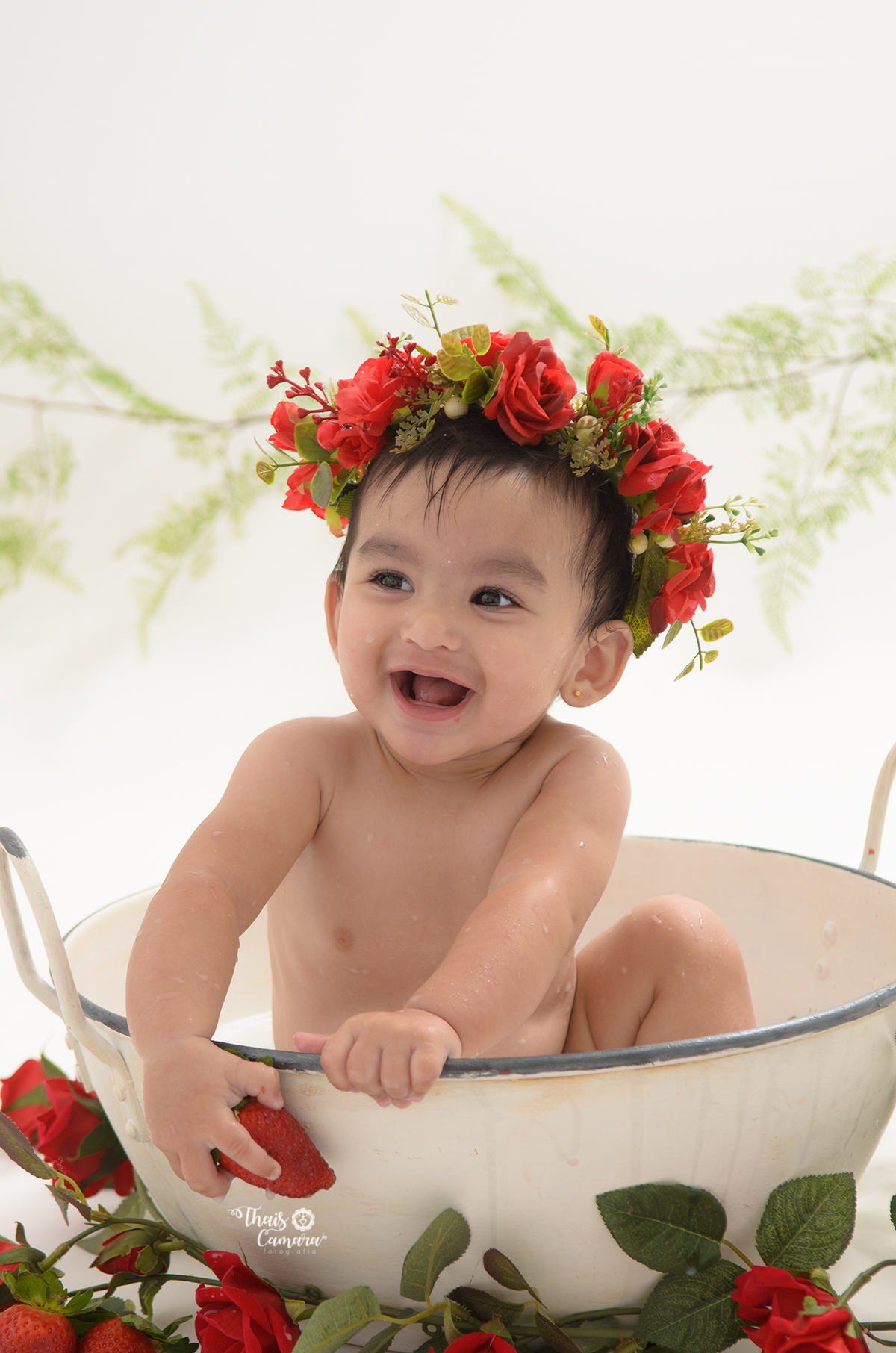 ensaio menina, banho de leite, acompanhamento trimestral, acompanhamento mensal, foto mensal, book mensal, book infantil, ensaio frutinhas menino, ensaio frutinhas, book frutinhas, baby milkbath, banho de leite infantil, estúdio em campo grande rj
