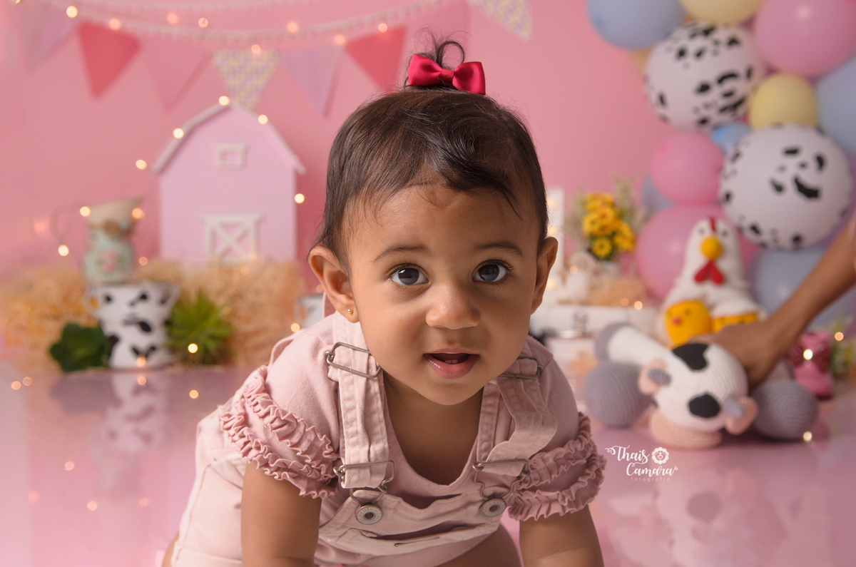cake smash fazendinha, smash the cake, farm girl, fazendinha cake smash, ensaio de 1 ano, ensaio com bolo, decor festa fazendinha rosa, decoração fazenda rosa, studio infantil rj