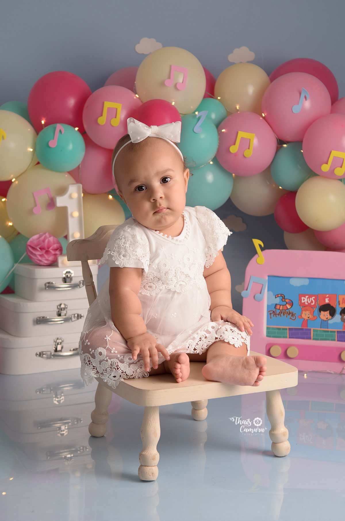 cake smash 3 palavrinhas, smash the cake, 3 palavrinhas menina, gospel cake smash, ensaio de 1 ano, ensaio com bolo, decor festa 3 palavrinhas rosa, decoração rosa, studio infantil rj