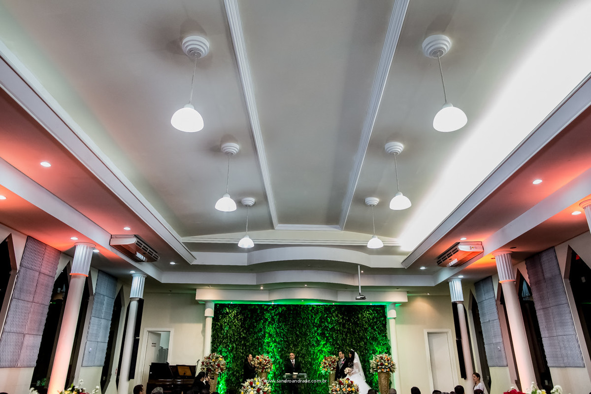 Cerimonia Religiosa na Igreja Adventista Central de Itabuna-Ba, casamento de Nilson e Aydhimis